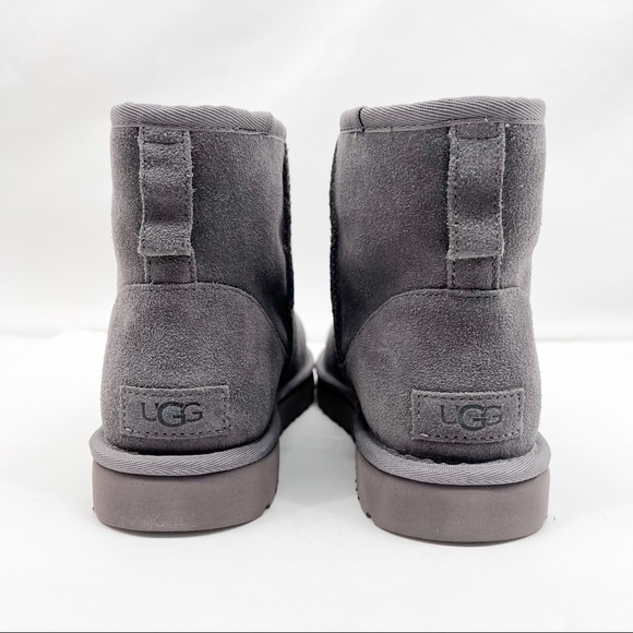 UGG Classic Mini Side Logo Ankle Suede Boots 1122558- Color Shade - Picture 9 of 13